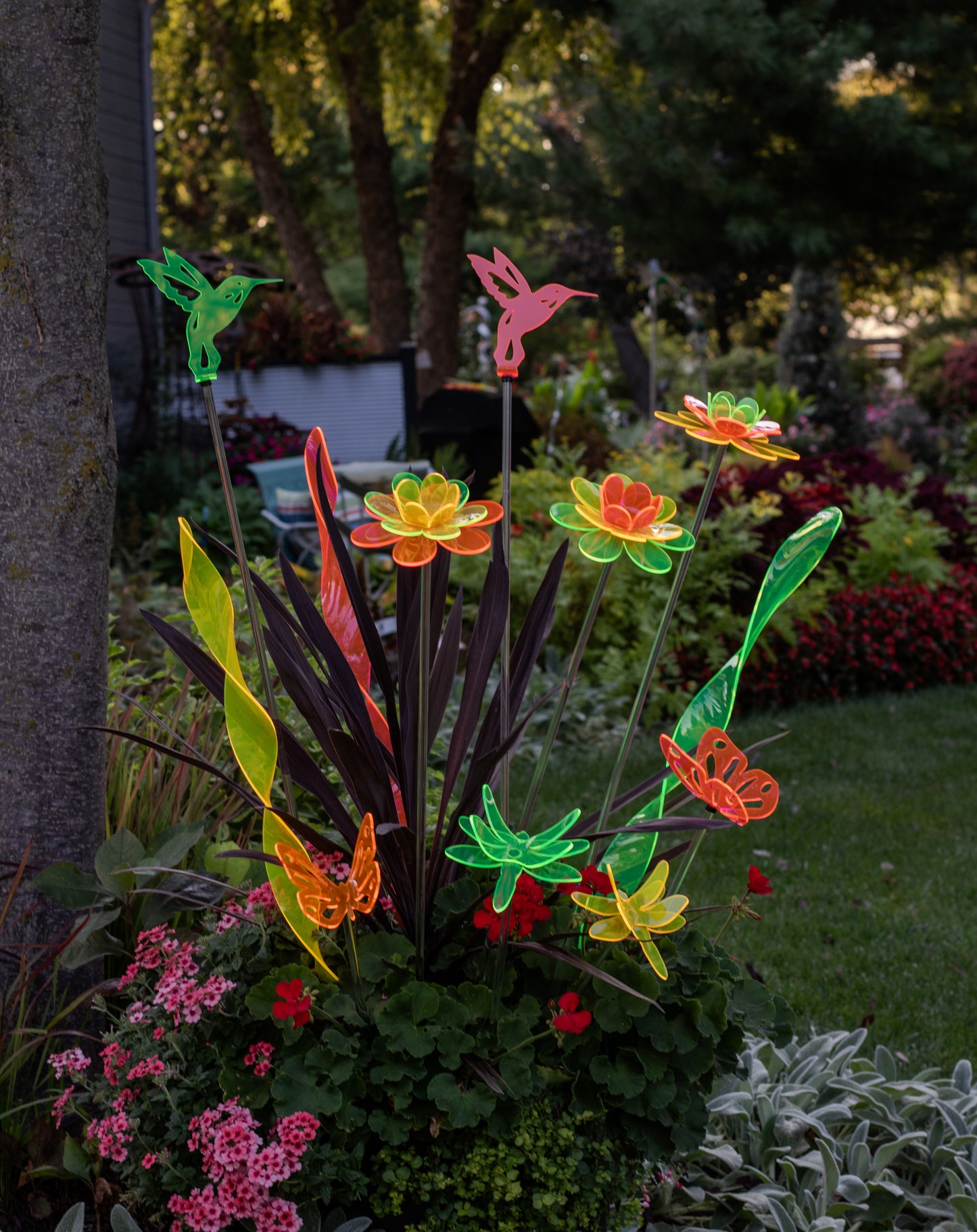 Butterfly Stake - Multi Colors